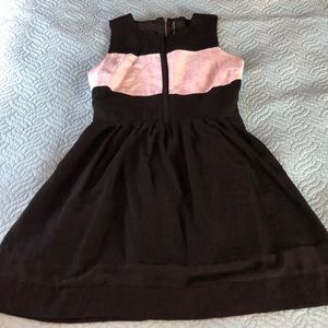 Walter Baker Black and White Linen Dress